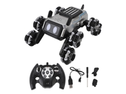 Mali carro de Controle Remoto Cachorro Robô 8 Rodas com Derrapagem e Escalada 2.4g para Meninos