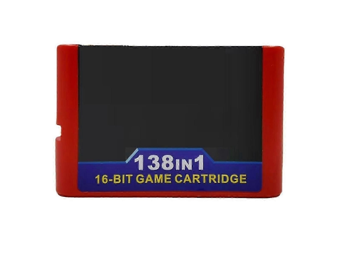 Cartão de Jogo Retrô 138 em 1 16 Bits para Mega Drive GOKOCO
