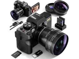 Câmera Digital de 48 Mp para Fotografia, com Wi fi e Controle Via SFUSHOS