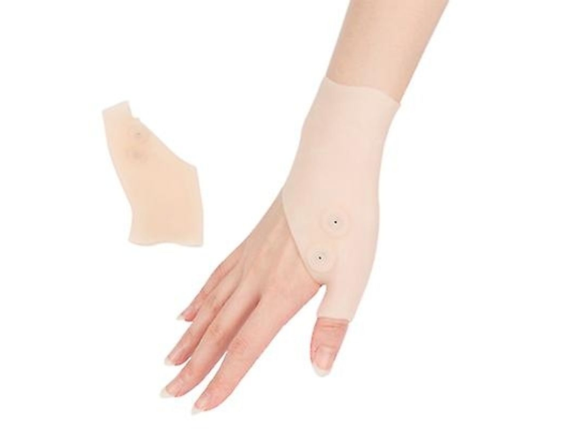 Suporte De Pulso E Polegar Com Terapia Magnética, Protetor De Luvas De Gel De Silicone Para Tunel Do Carpo