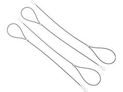 Conjunto De 4-travas Corda Para Portão Toyandona, Ajustáveis, Em Aço Inoxidável, Resistentes À Corrosão, Para Portões