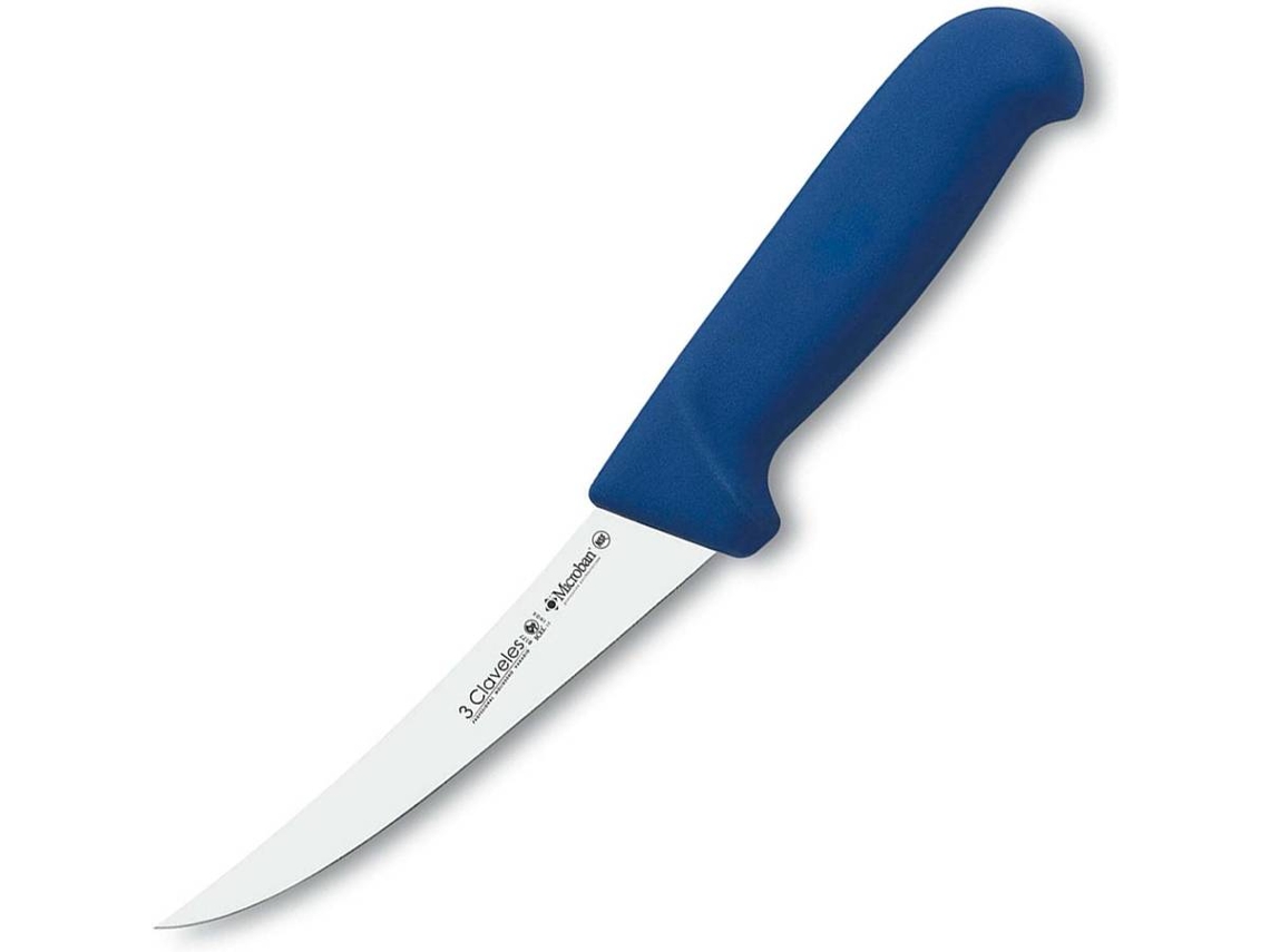 Faca de Cozinha 3 CLAVELES (Azul - Aço Inox - 13 cm - 5'')