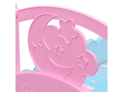 Primerox cama de Boneca Simulação Miniatura Móvel Casa de Brinquedo Acessório Infantil Seguro Durável