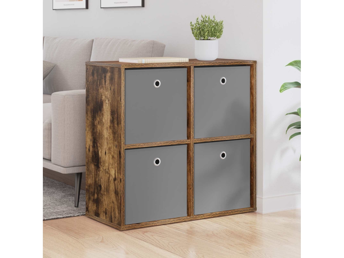 Vidaxl Buffet Carvalho Defumado 68,5 X 32 X 67 Cm