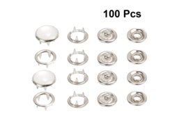 100 Peças de Fivelas Ocas de Cinco Garras ALLINLESS