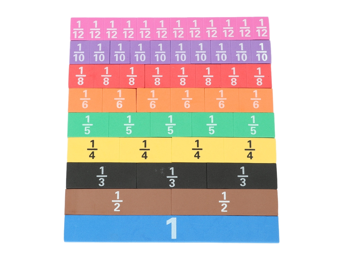 Mali 51 Pcs Blocos Magnéticos de Fração Pisos de Aprendizagem Manipulativos Matemáticos para Crianças