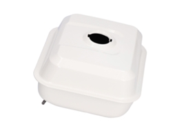 Substituição da tampa e do filtro do tanque de combustível para motores das séries GX140, GX160 e GX200.