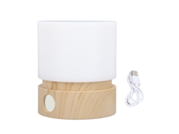Lâmpada de Mesa noturna LED recarregável com timer e controle por toque dimmable para quarto escritório com S/MARCA