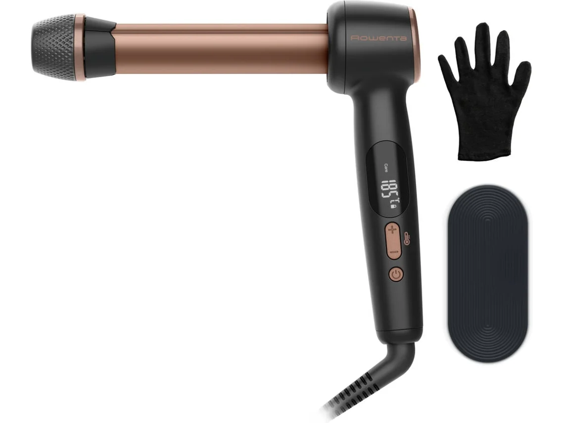 Modelador de Cabelo ROWENTA Twist Curl CF4620E0 (4 Níveis de Temperatura)