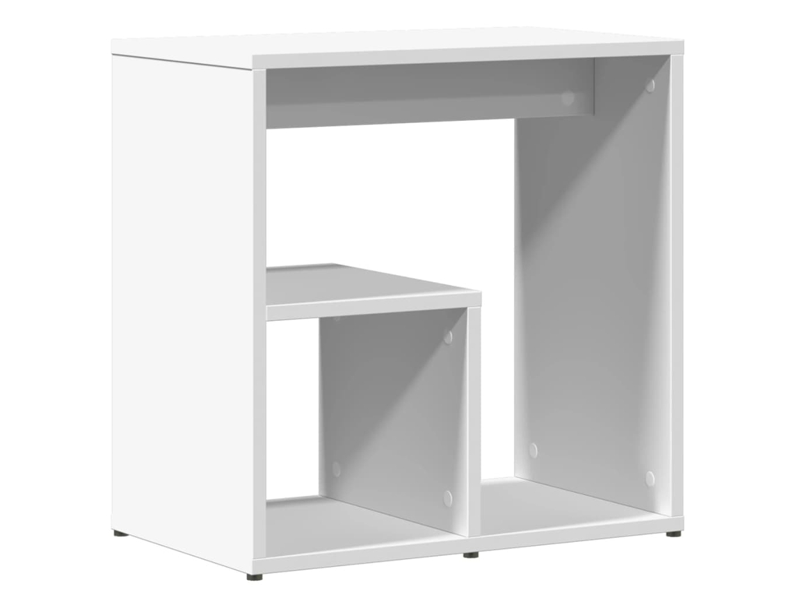 Mesa de apoio 50x30x50 cm em madeira compensada branca MAISON EXCLUSIVE