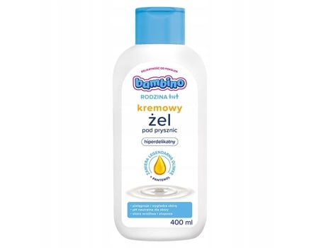Family Soothing Cream Shower Wash, 400 Ml Bambino