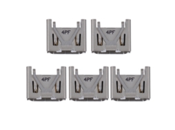 Conjunto de 5 Conectores Hdmi Mali para Console de Jogo Ps4