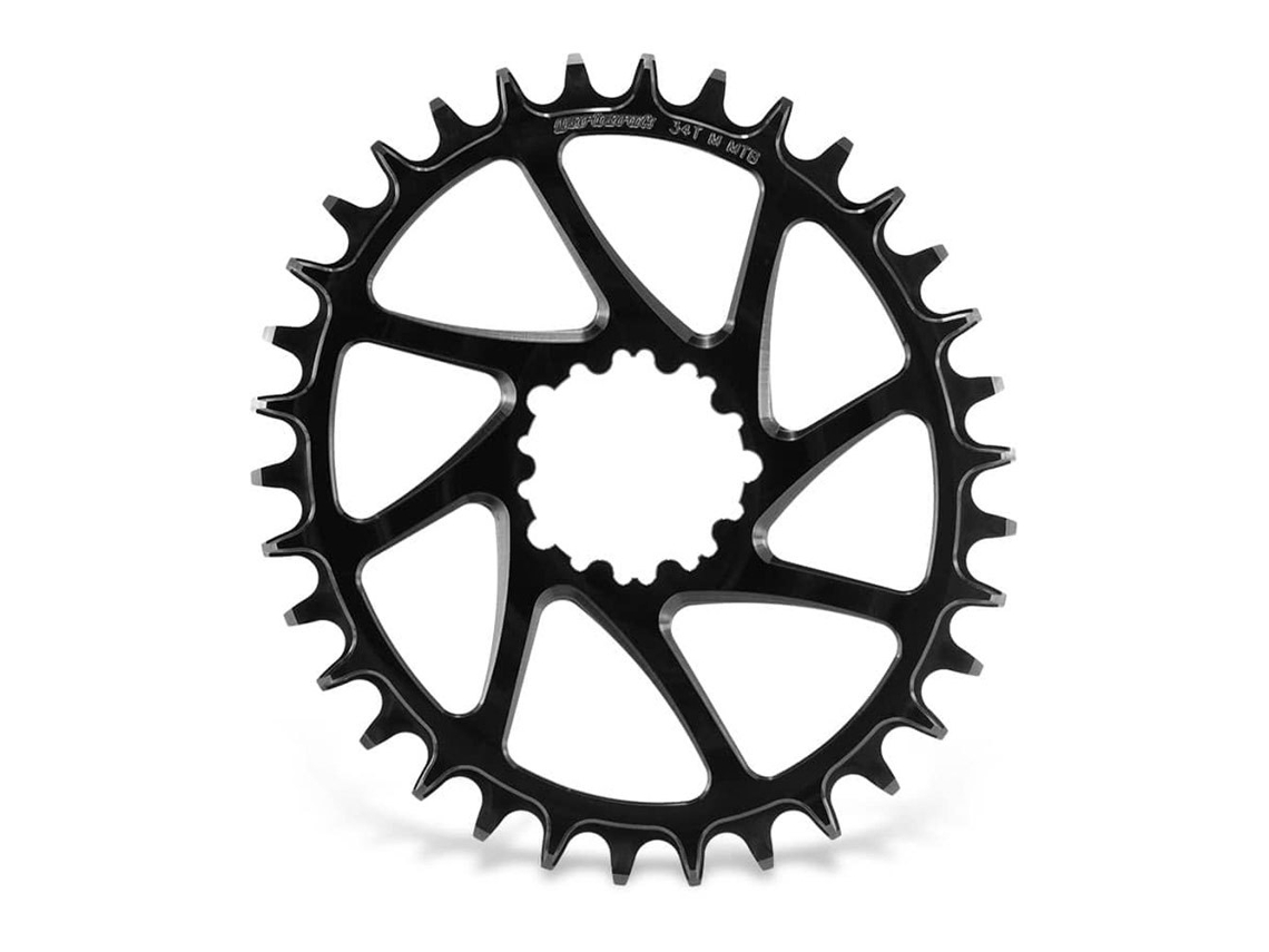 Prato Oval Bb30 Short Spindle Prateado 34Tgarbaruk