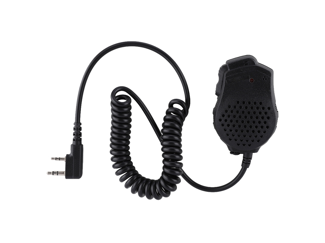Microfone Mali com alto falante handheld dual PTT, alta sensibilidade, para rádio walkie talkie Baofeng UV 82