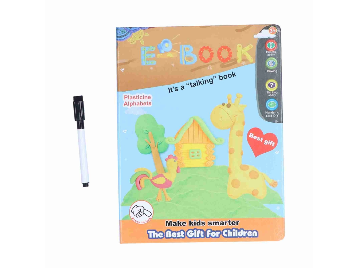 Mali livro Sonoro Infantil Interativo Inglês Musical Brinquedo Educativo Aprendizagem para Crianças 3+