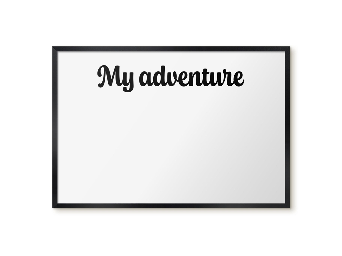 Magnetic Wall Board My Adventure For The Office Espelharte (60x40 Cm)