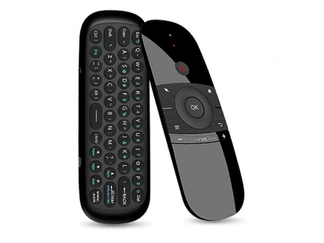 Mouse Sem Fio W1 Air Mouse 2.4g Com Controle Remoto Infravermelho, Sensor De Movimento De 6 Eixos E Função De Aprendizagem Para Smart Tv, Android E P