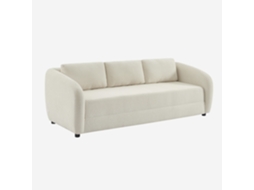 Sofá-cama Em Tecido Chenille, 3 Lugares, Branco