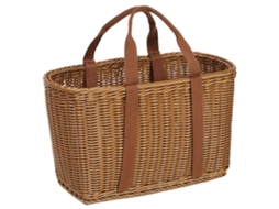 Cesta De Piquenique De Vime Com Alça Para Camping, Casamentos E Decoração De Casa, 34 X 15,5 X 22 Cm