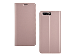 Capa de Telefone Capa para Huawei (huawei P10 Dourado Rosa) EOOCOO (antichoque, Slot para Cartão)