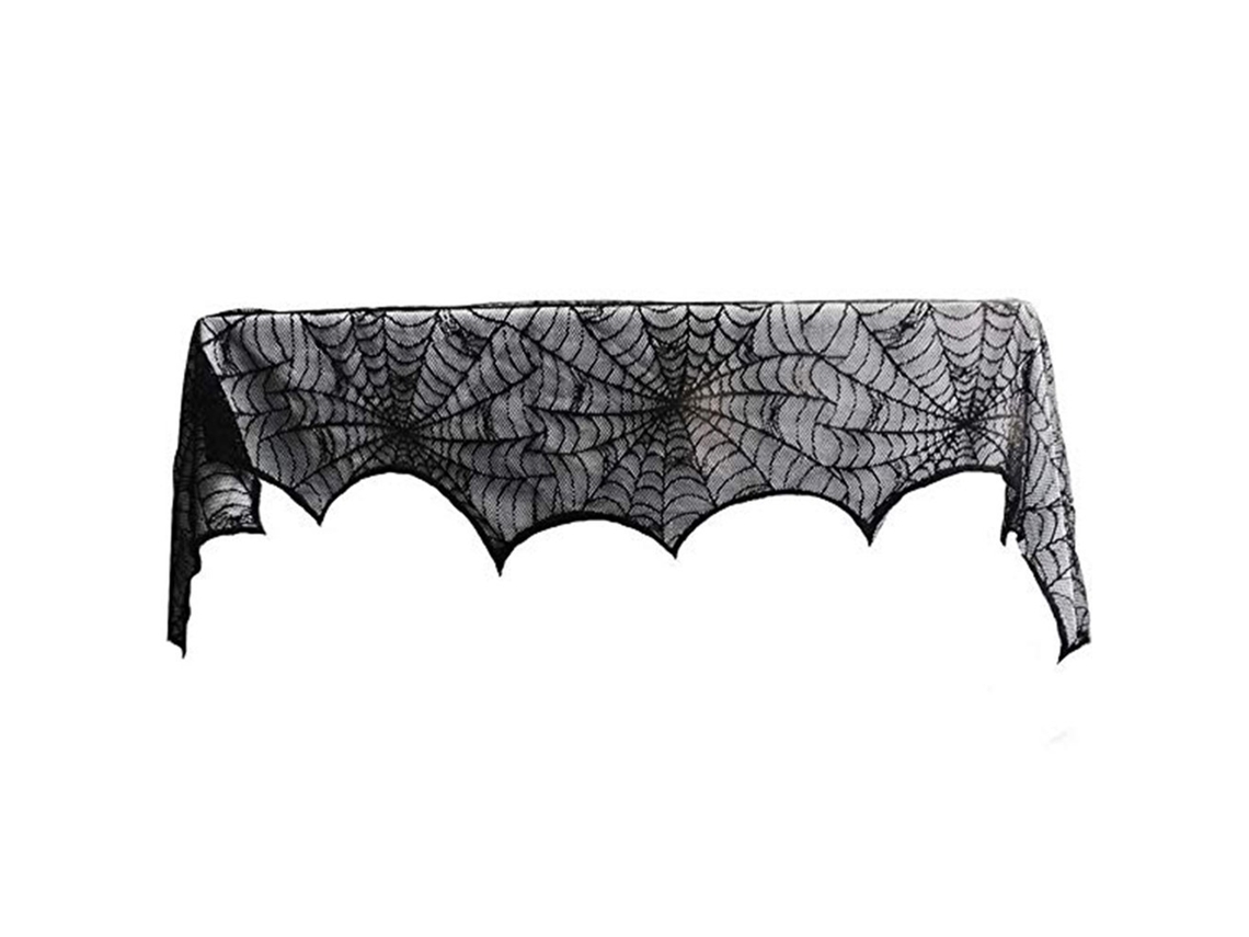 Laxiscreed Lenço Decorativo Para Frente De Lareira Halloween, Proteção E Decoração Para Rivera