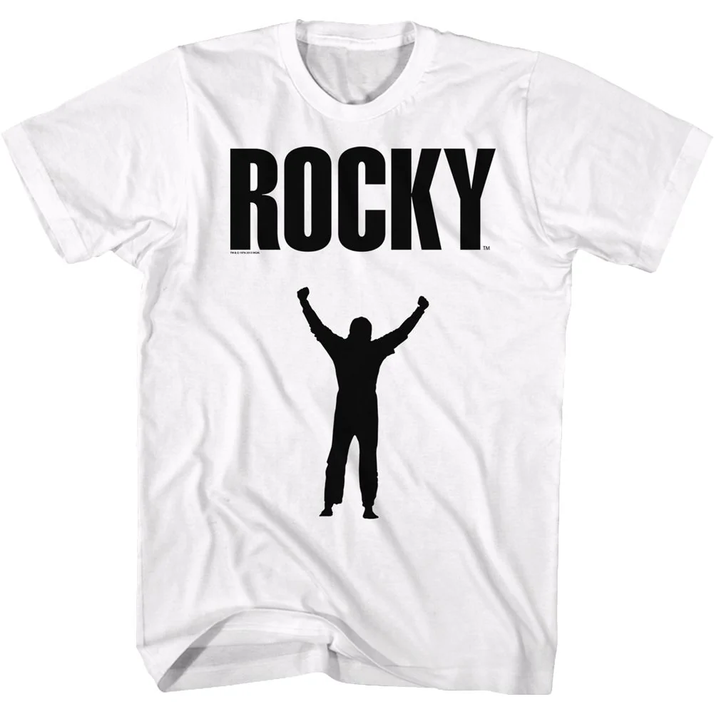 Rockinstone Rocky Movie Dreams White Adult T-shirt Size:xxxl