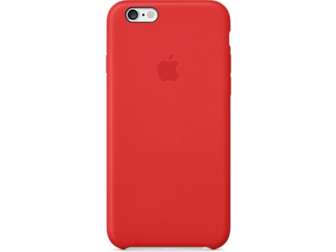 Capa em pele para iPhone 6 Vermelho