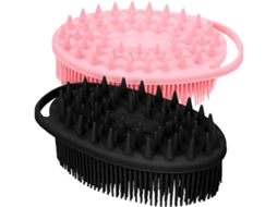 Lurelia Pack De 2 Escovas De Silicone Para Banho, Silicone Macio E Com Argola