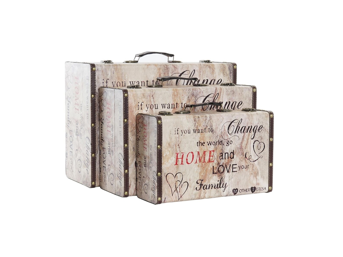 Jogo de Caixa DKD HOME DECOR (Multicor)