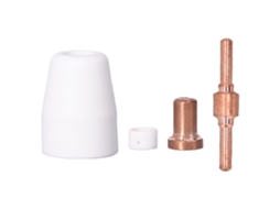 Kit De Acessórios Para Tocha De Plasma Com 110 Peças: Bicos, Eléctrodos, Difusores E Copas De Porcelana