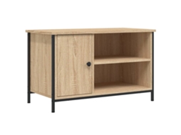 Tv Cabinet, Tv Cabinets Vidaxl Marrom Madeira Processada (n/a)