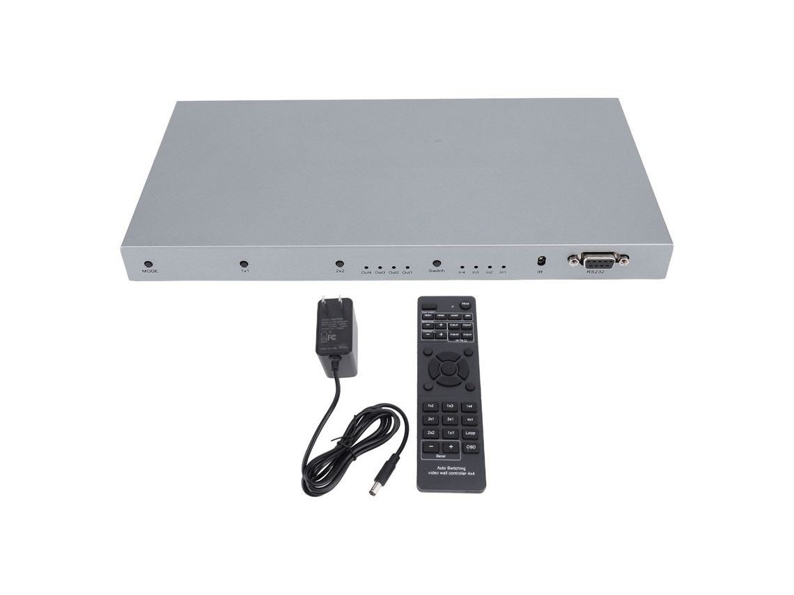 Controlador De Muro De Vídeo 4k Com 1 Entrada Hdmi E 16 Saídas