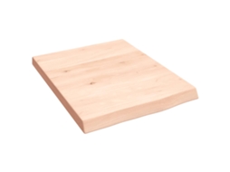 Bathroom Countertop, Bathroom Countertops Vidaxl Marrom Madeira De Carvalho (40 X 50 X 4 Cm)