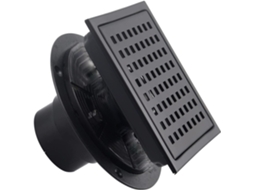 Ralo Quadrado Para Chuveiro Com Flange, Ralo De Piso Em Aço Inoxidável Para Uso Doméstico Banheiros E Cozinhas