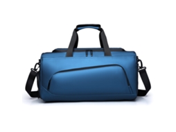 (azul) Bolsa De Ginástica, Com Compartimentos Para Itens Molhados E Secos, Bolsa De Ombro/total, Bolsa De Treino, Grande Capacidade.
