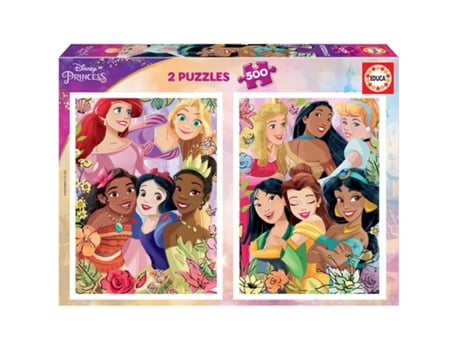Puzzle EDUCA Disney Princess 19253 (Idade Mínima: 10 anos - 2 x 500 Peças)