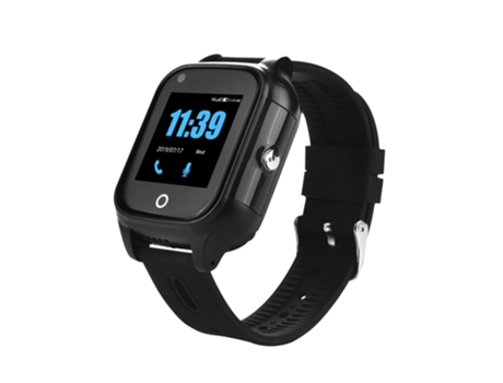 Relógio de Pulseira Gps 4G Wifi Freqüência Cardíaca Fa28S Preto I365-TECH