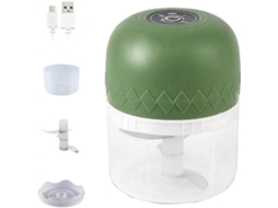 Mini Picador De Alho Elétrico Zeuxo (verde)
