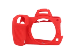 Cubre Cámara De Silicona Ultra Delgada Ligera Funda Suave Para Z5 Z6ii Z7ii Rojo