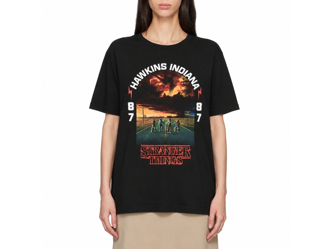 Stranger Things Hawkins 008 T-shirt Unisex Adults Size:xxxl