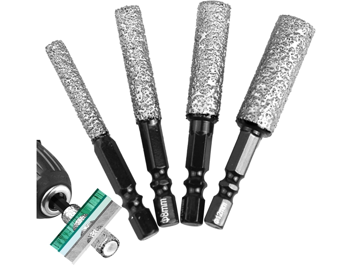 Conjunto De Serra Copo Para Concreto, Solda Com Cabo Hexagonal – Ferramentas Elétricas E Instruções