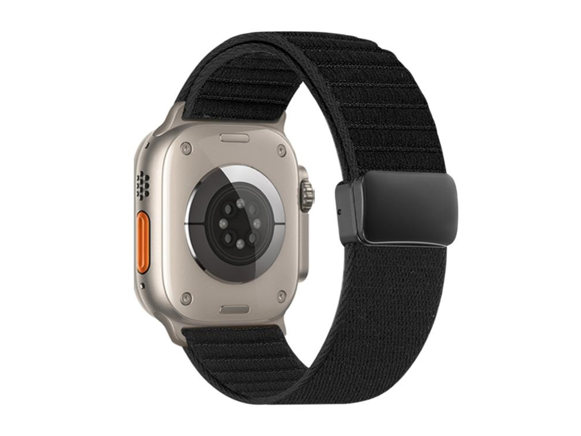 Bracelete Apple Watch Nylon Ondulado Fecho Magnético Rosa XIAOMOYU