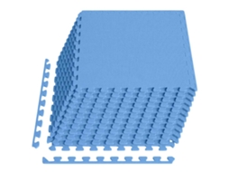Vidaxl Tapetes De Chão 12 Pcs 4,32 Espuma De Eva Azul