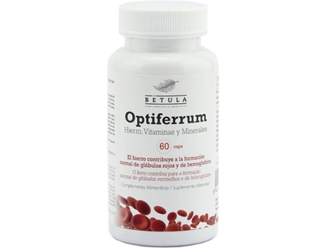 Suplemento Alimentar BETULA Optiferrum 60 Cápsulas