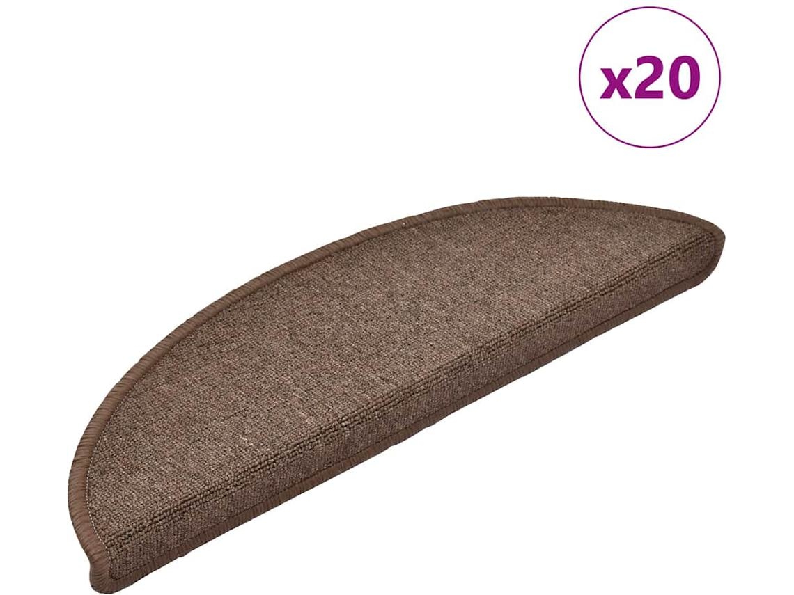 Stair Mat, Stair Mats Vidaxl Marrom Polipropileno (56 X 17 X 3 Cm)
