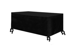 Capa Protetora Impermeável Para Móveis De Jardim,mesa E Cadeiras,tamanho 170x94x70 Cm,oxford Preto Btforus