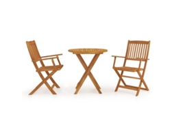 Garden Dining Set, Garden Dining Sets Vidaxl Marrom Madeira De Acácia (70 Cm)