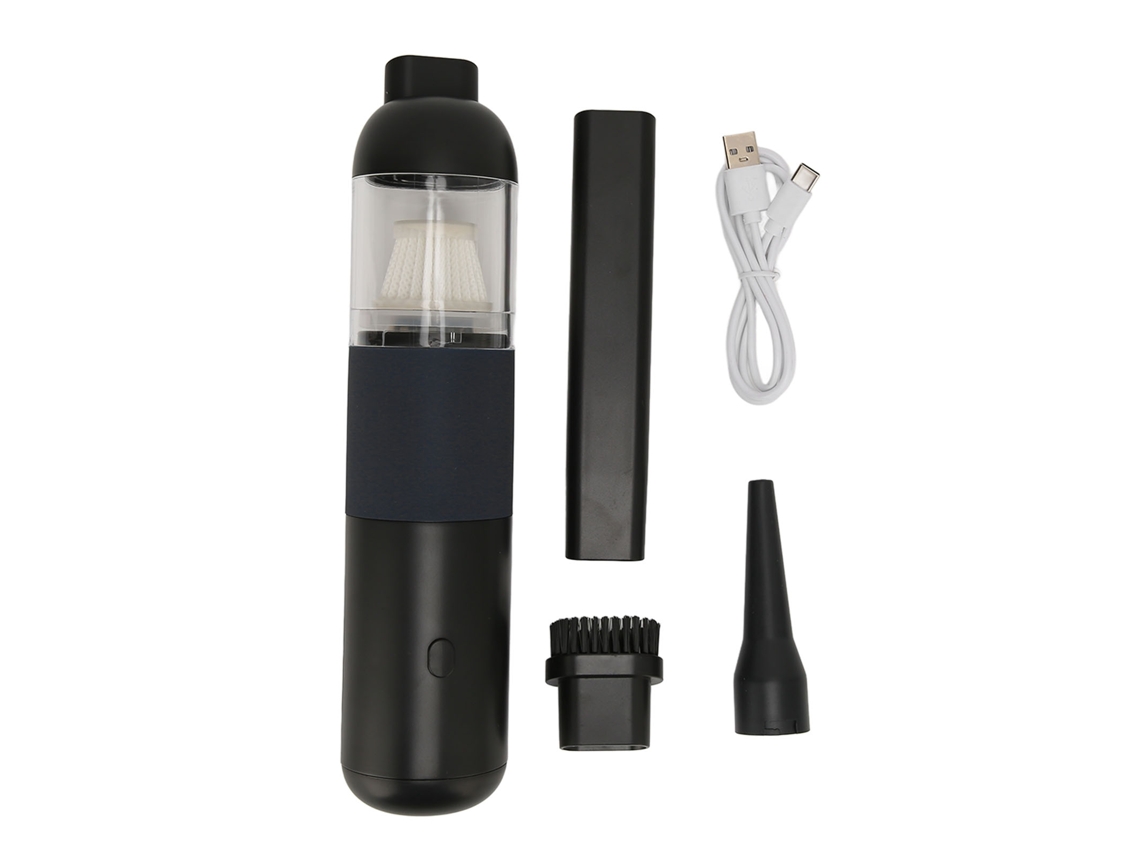 Aspirador Sem Fio Recarregável 6000pa 120w Usb Azul