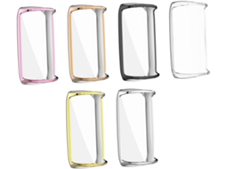 Conjunto De 6 Capas Protetoras Tpu Com Protetor Tela Para Smartwatch