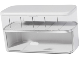 Organizador de Cabos de Mesa com 12 Compartimentos e Tampa para Gaveta. SFUSHOS